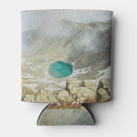 ムサラのピーク、油絵、ブルガリア。 缶クーラー (正面)