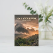 ムサンゼの火山国立公園 ポストカード (スタンド正面)