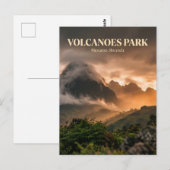 ムサンゼの火山国立公園 ポストカード (正面/裏面)