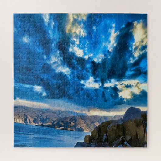 ムサンダム（オマーン） ジグソーパズル (縦)