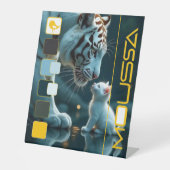 ムサ台座標識 台座サイン (正面)