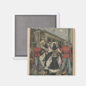 ムサ・アグアマスタンがパリに到着 マグネット (正面/裏面)