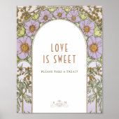 ムシャによるアールヌーボー ヴィンテージ フォト ゲストブック サイン (正面)