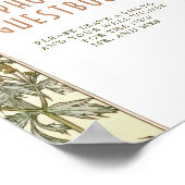 ムシャによるアールヌーボー ヴィンテージ フォト ゲストブック サイン (角)