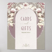 ムシャのヴィンテージアートヌーボーカード＆ギフトサイン ポスター (正面)