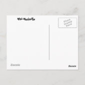 ムショームハウスおもしろい ポストカード (裏面)