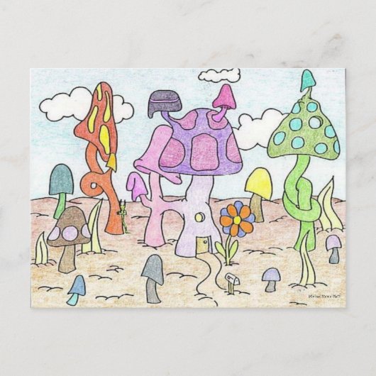 ムショームハウスおもしろい ポストカード (正面)