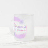 ムジャクシタス降水量 フロストグラスマグカップ (正面左)