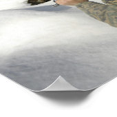 ムジャヘデーン警備員が米国の軍隊メンブと歩く ポスター (角)