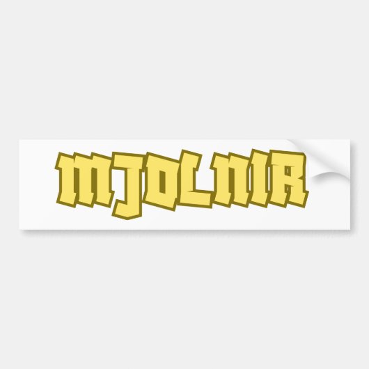 ムジョルニル バンパーステッカー (正面)