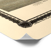 ムスカチン市， IAパノラママップ – 1875 ポスター (角)