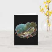 ムスキーハンタームスキー漁師フライ釣りルアー11月 カード (黄色い花)