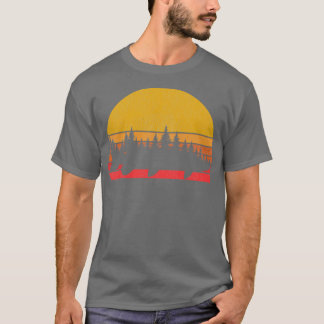 ムスキーパインフォレストトレリンムスキー魚釣り Tシャツ