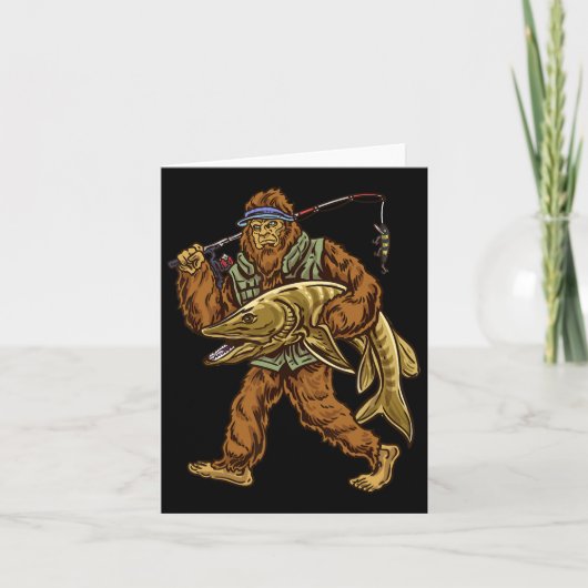 ムスキー魚釣りビグフートムスキー狩りフィッシャント1 カード (正面)