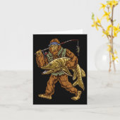 ムスキー魚釣りビグフートムスキー狩りフィッシャント1 カード (黄色い花)