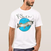 ムスキー、フィッシュオン Tシャツ (正面)