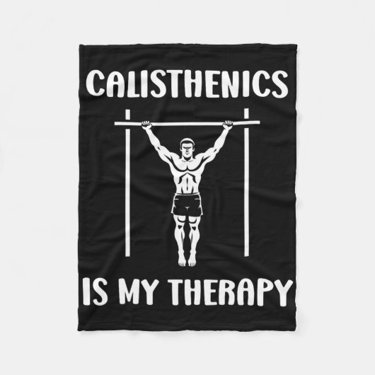 ムスクおもしろいーストリートワークアウトスポーツトレーニングシンプルカル フリースブランケット (正面)