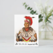 ムスクエア州首長ワペロ首席 ポストカード (スタンド正面)