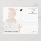 ムスクエア州首長ワペロ首席 ポストカード (裏面)