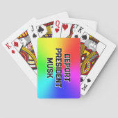 ムスク大統領を退任させる トランプ (裏面)