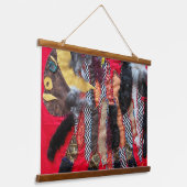 ムスク牛 吊り下げ型タペストリー (傾斜あり)