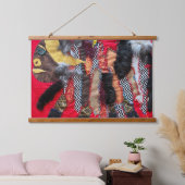 ムスク牛 吊り下げ型タペストリー (寝室)