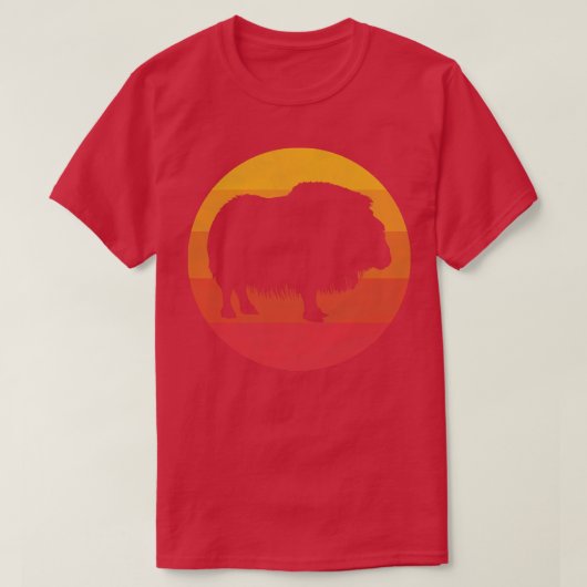 ムスク牛 Tシャツ (デザイン正面)