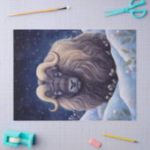 ムスク・オックス・ボホ神秘的な芸術 薄葉紙 (クラフト)