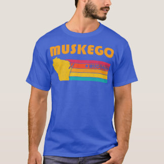 ムスケゴウィスコンシンヴィンテージ動揺して土産 Tシャツ