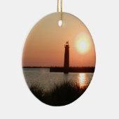 ムスケゴンチャンネルライトハウス セラミックオーナメント (右)