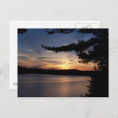 ムスコカの夕日 ポストカード (正面/裏面)