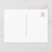 ムスコカクールカダ魚釣りアウトドアクレスト ポストカード (裏面)