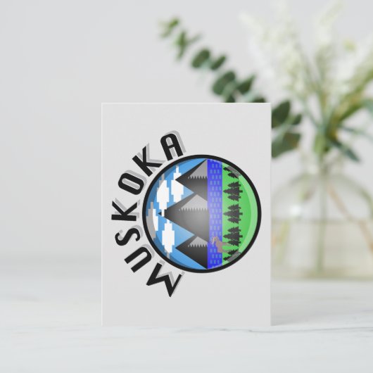 ムスコカデザイン – はがき (スタンド正面)