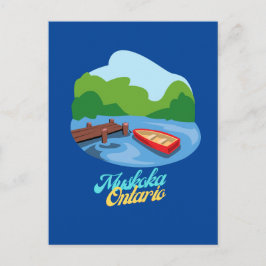 ムスコカ湖オンタリオ州カナダ ポストカード