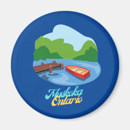 ムスコカ湖オンタリオ州カナダ マグネット