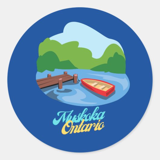 ムスコカ湖オンタリオ州カナダ ラウンドシール (正面)