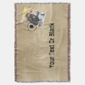 ムスコックススタンプ土産 スローブランケット (正面縦)