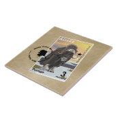 ムスコックススタンプ土産 タイル (側面)