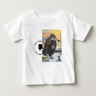 ムスコックススタンプ土産 ベビーTシャツ