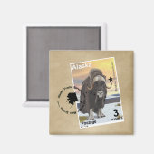 ムスコックススタンプ土産 マグネット (正面/裏面)