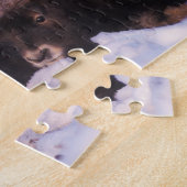 ムスコックス、オヴィボス・モシャタス、牛生まれたばかりのと一緒に ジグソーパズル (側面)