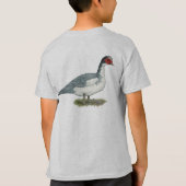 ムスコビブルーピエドレイク Tシャツ (裏面)