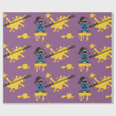 ムスタアーアルパープルラッピング紙 ラッピングペーパー (フラット)