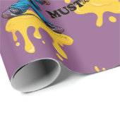 ムスタアーアルパープルラッピング紙 ラッピングペーパー (ロールコーナー)