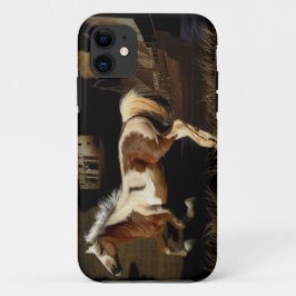 ムスタスペインのンニューワールド騎馬愛好家アート iPhone 11 ケース