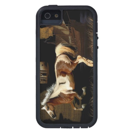 ムスタスペインのンニューワールド騎馬愛好家アート Case-Mate iPhoneケース (裏面)