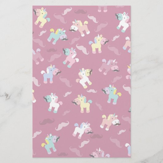 ムスタチオ・ユニコルニオ 便箋 (正面)