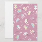 ムスタチオ・ユニコルニオ 便箋 (正面/裏面)