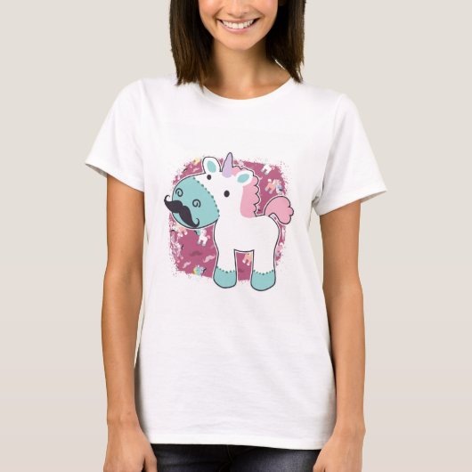 ムスタチオ・ユニコルニオ！ Tシャツ (正面)