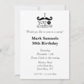 ムスタッチ 招待状 (裏面)